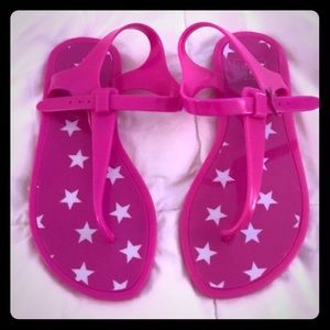 Gap Kids “Jelly” hot pink sandal